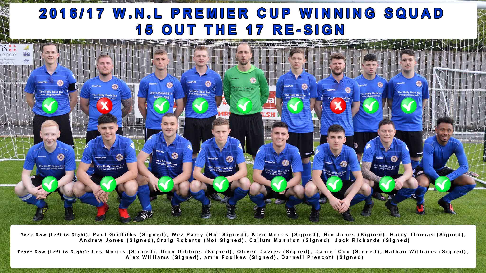 15 Out The 17 Cup Winners Re-Sign For Albion