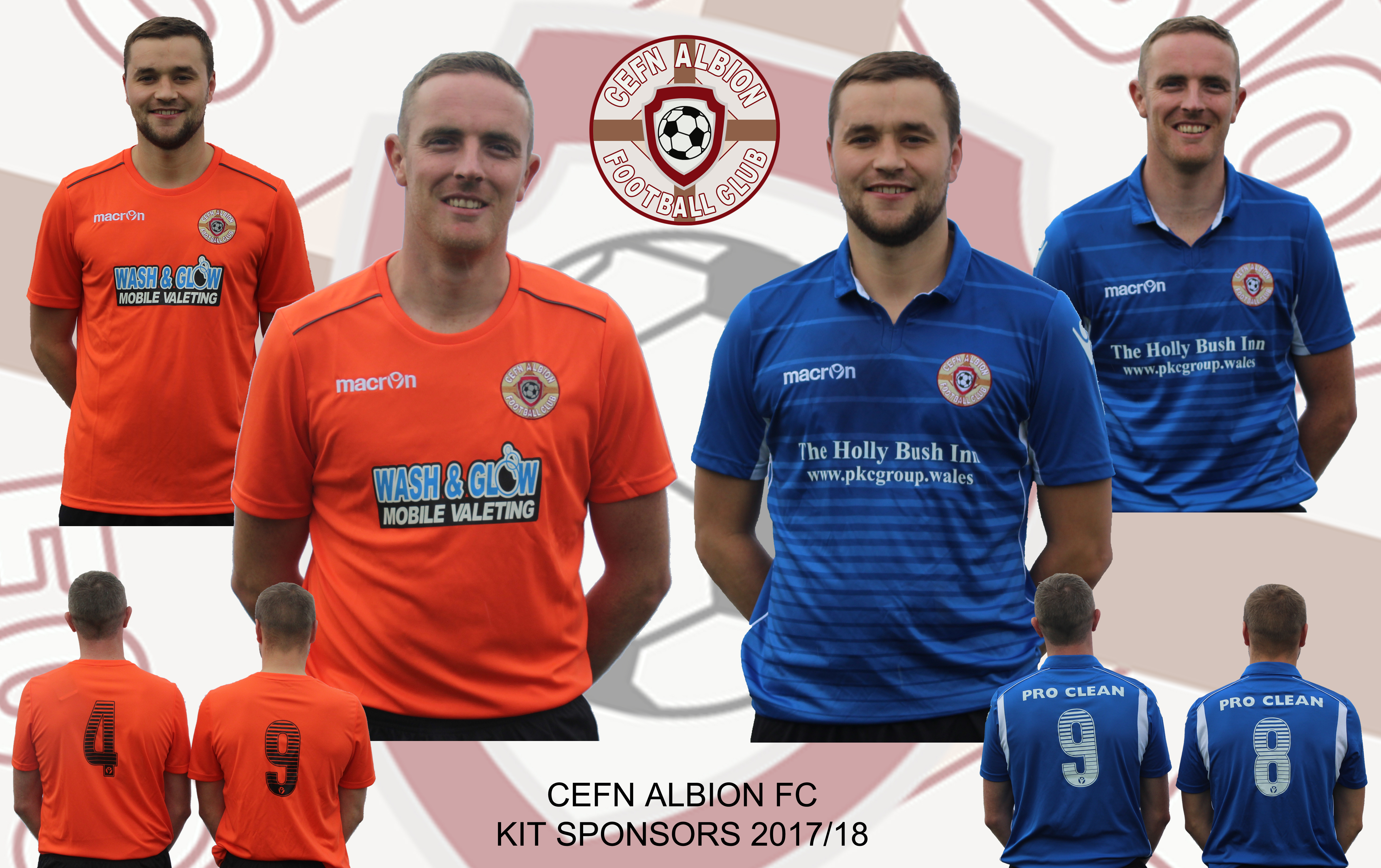 2017/18 CEFN ALBION KIT SPONSORS