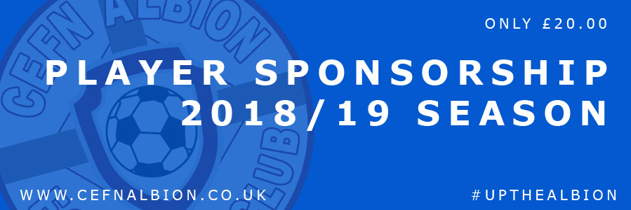 2018/19 player sponsorship for £20