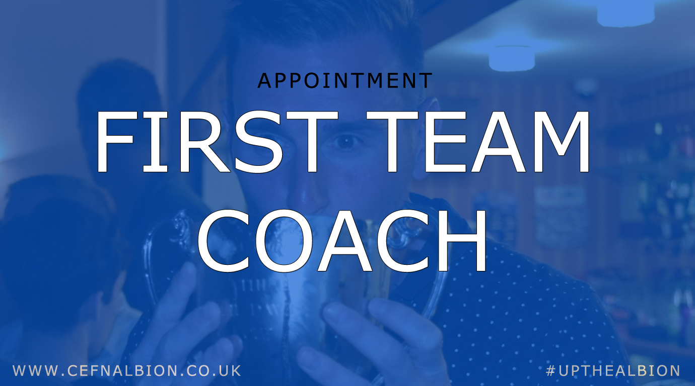 Ian Andrews appointed as first team coach