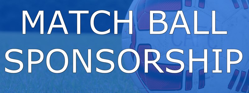 Available match day ball sponsorship for just £25