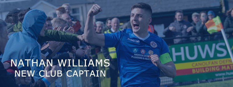Nathan Williams announced as the new club captain
