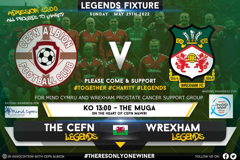 Cefn Legends v Wrexham Legends 29/05/2022