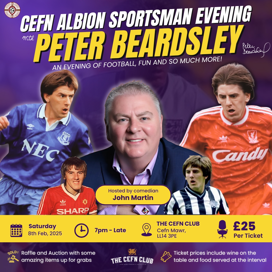 Peter Beardsley | Cefn Albion Sportsman Evening